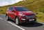 Hyundai Santa Fe on road