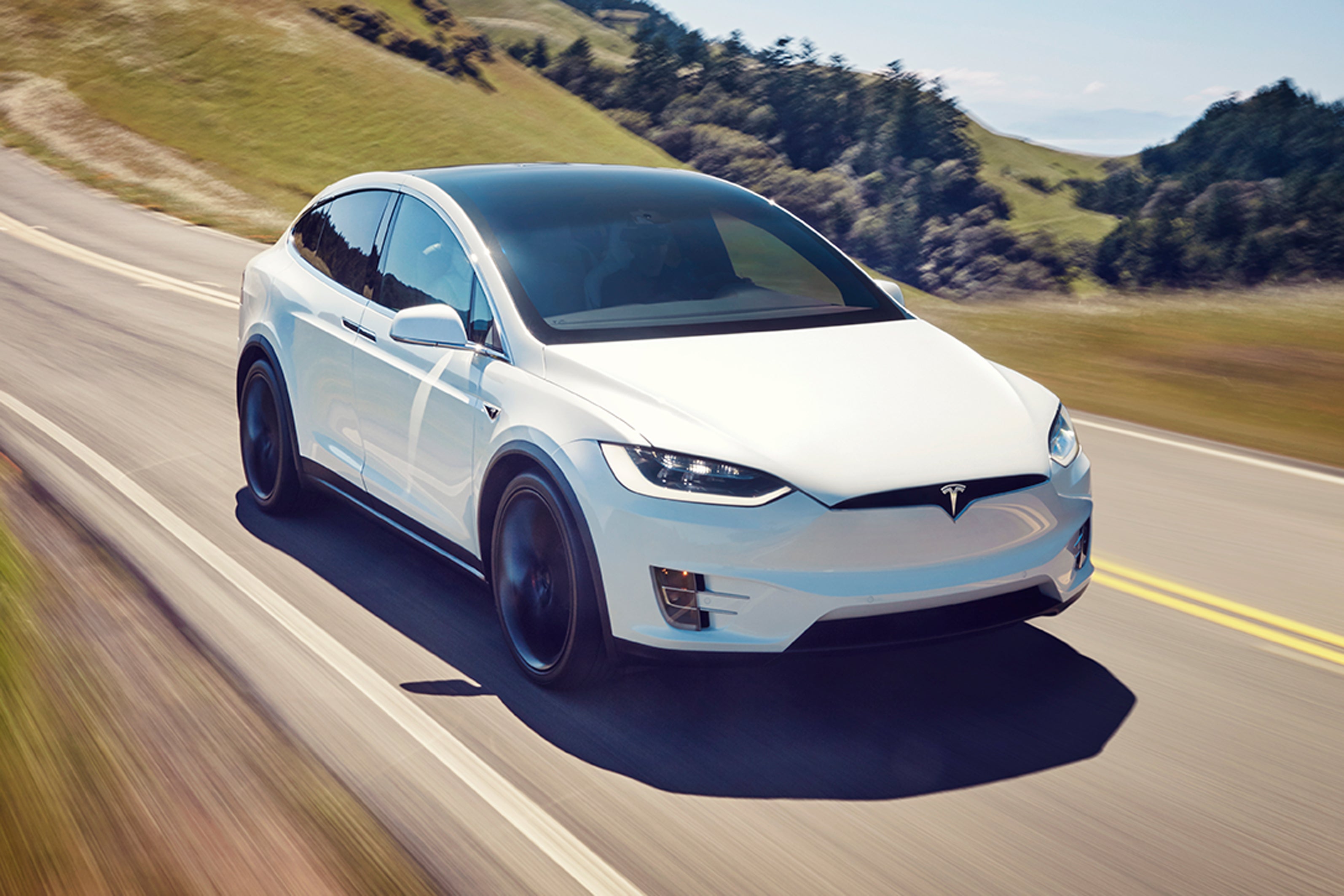Tesla Model X Review 2023: front dynamic