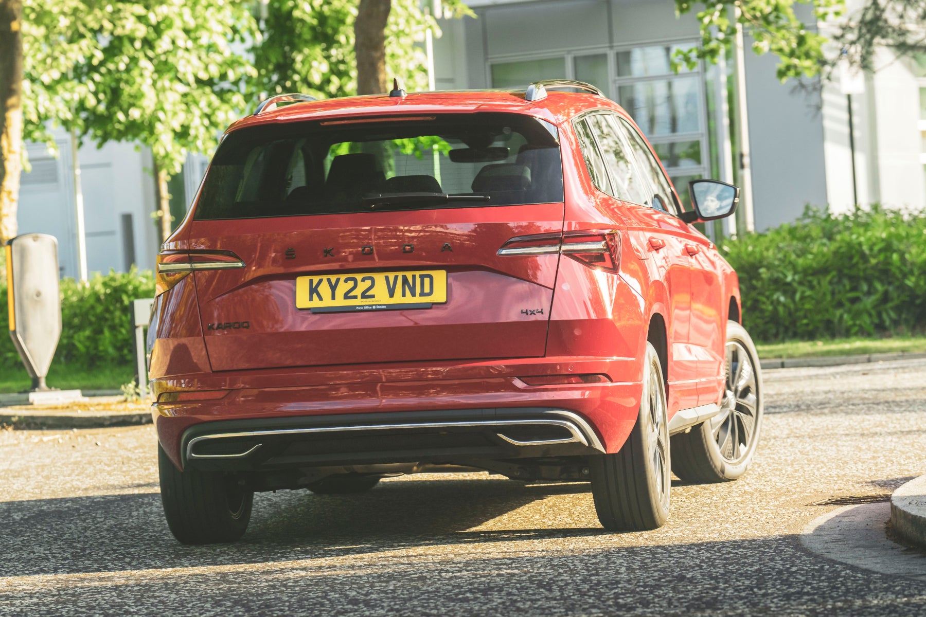Skoda Karoq Review 2023 rear corner