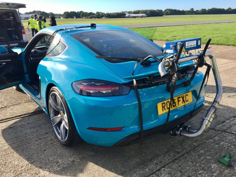 Porsche being tested for emissions