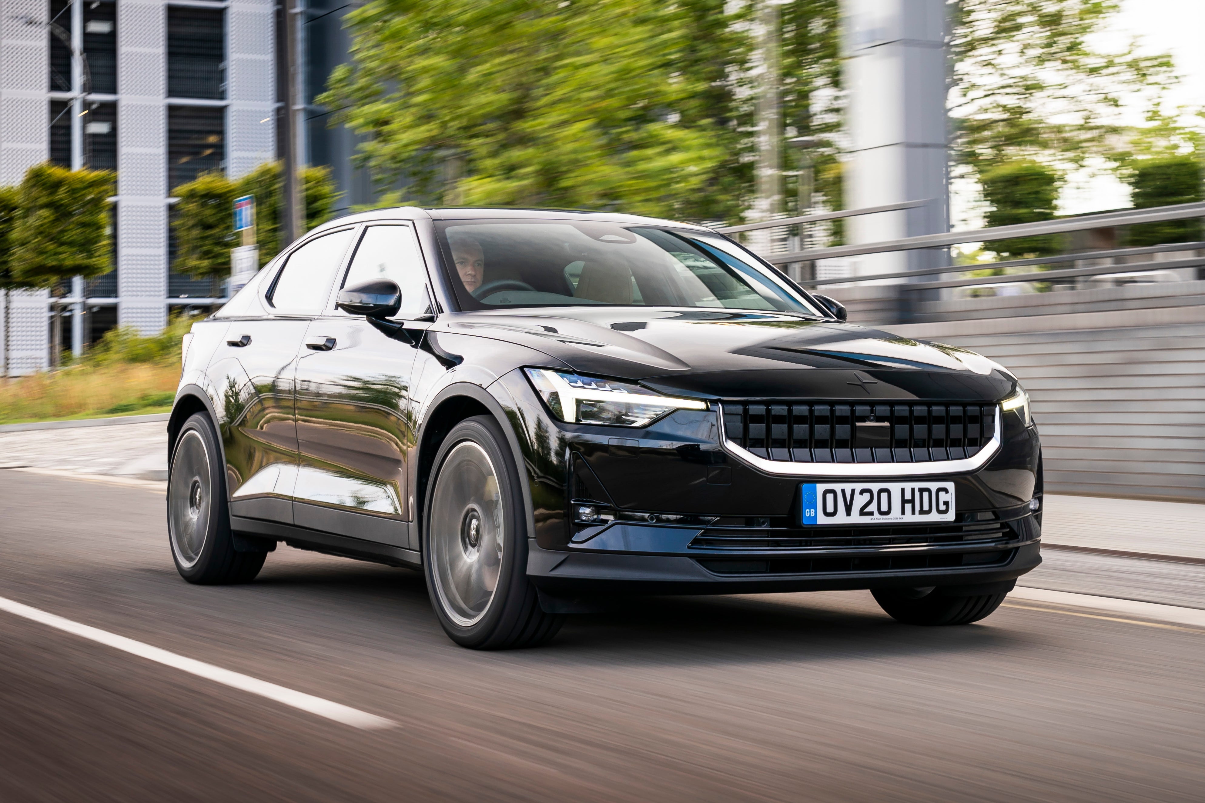 Polestar 2 Review 2023: front driving