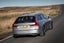 Volvo V90 Review 2023: exterior rear three quarter photo of the Volvo V90 on the road