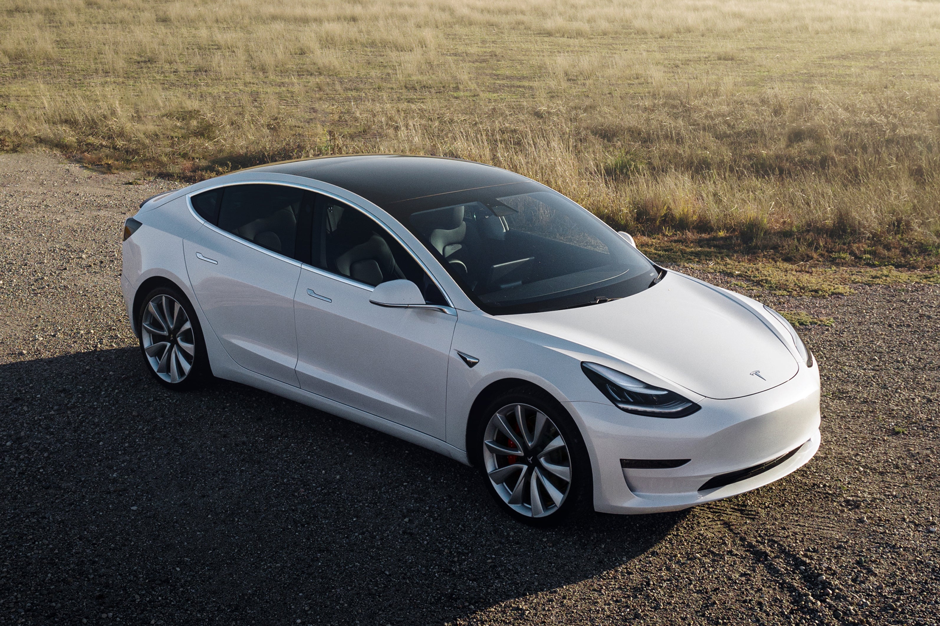 Tesla Model 3 Review 2023 Overhead View
