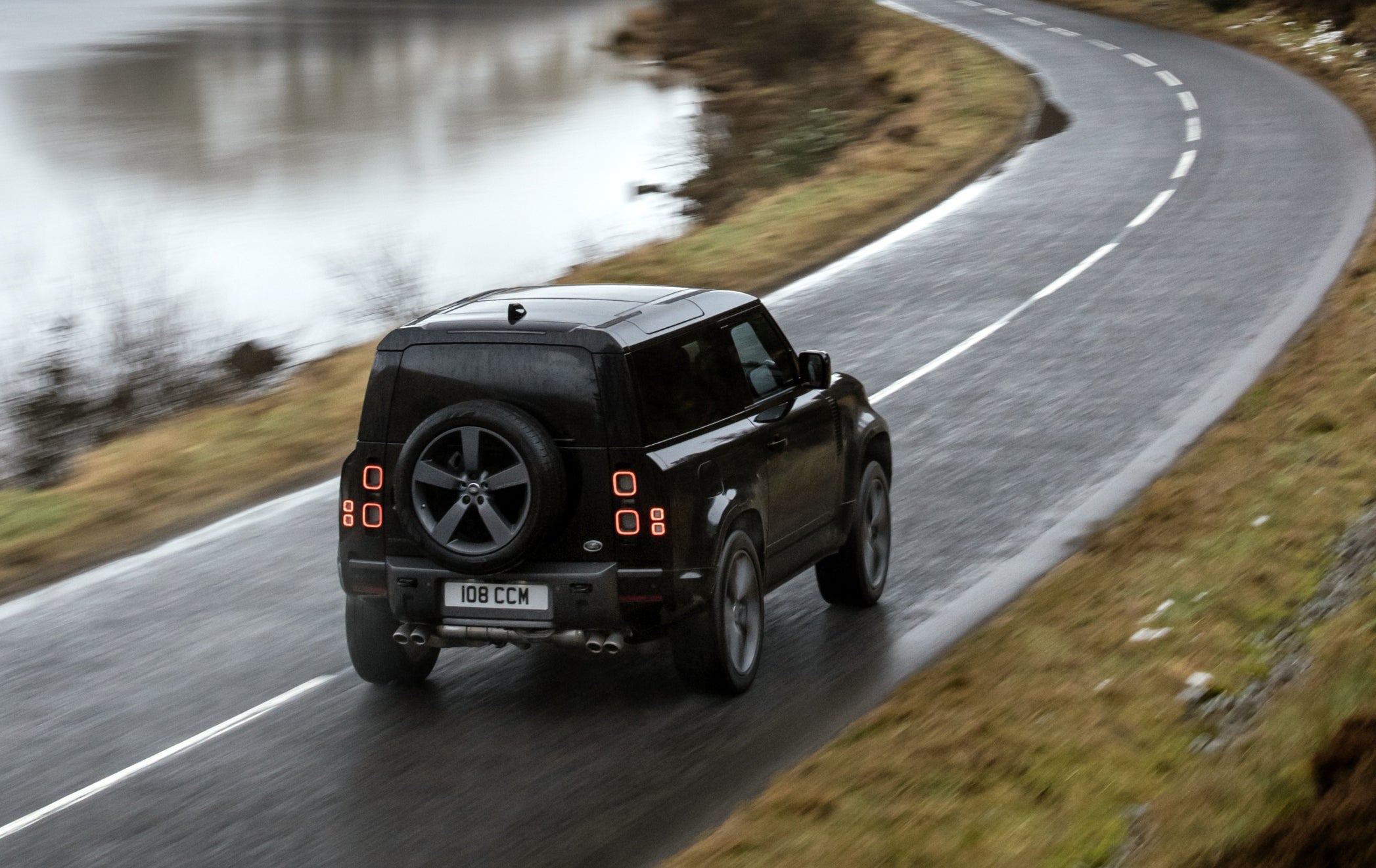 Land Rover rear three quarter