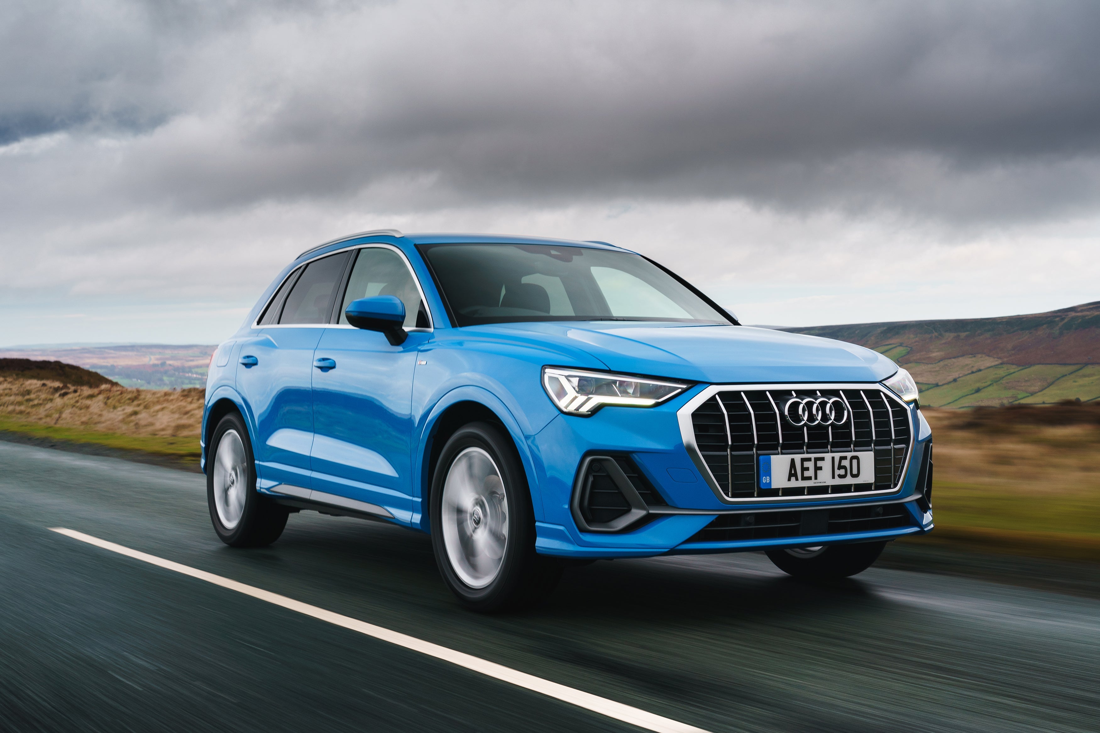 Audi Q3 Review 2023 Driving Front