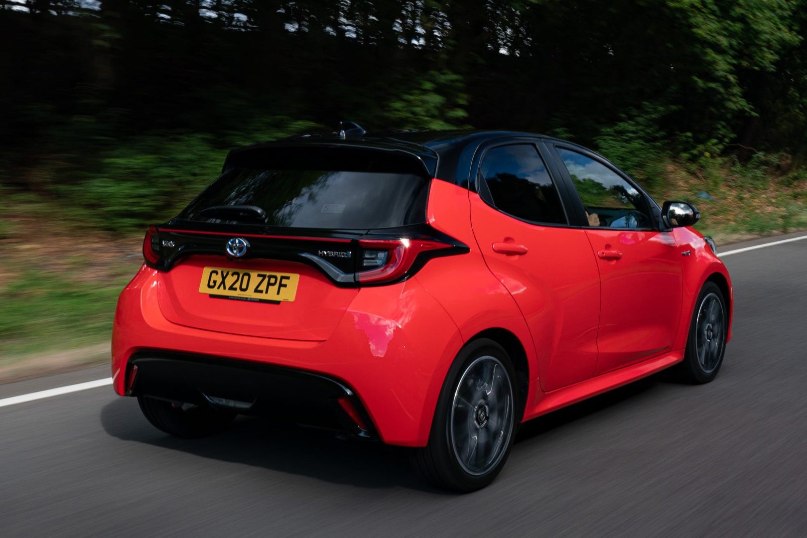 Toyota Yaris Review 2023 rear three quarter