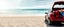 Car at the beach