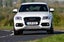 Audi Q5 (2008-2017) Review: exterior front photo of the Audi Q5 on the road