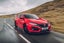 Honda Civic Type R (2017-2021) Review: exterior front three quarter photo of the Honda Civic Type R on the road