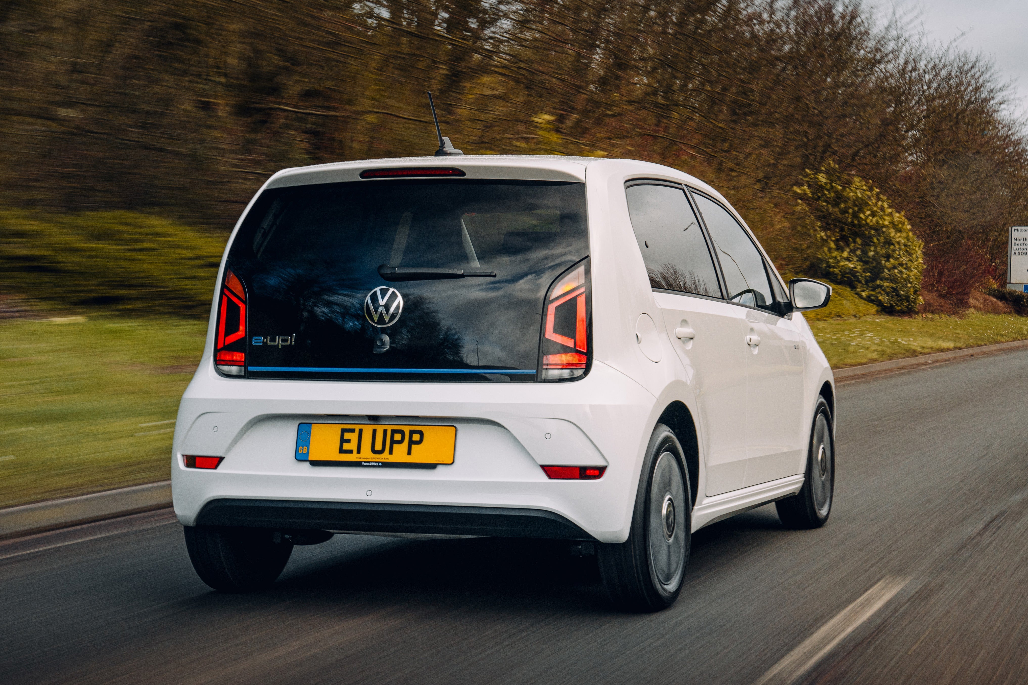 Volkswagen e-Up Review 2023 Rear Side View