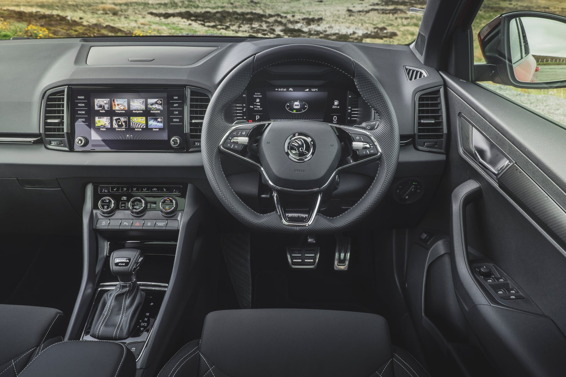 Skoda Karoq Review 2023 dashboard