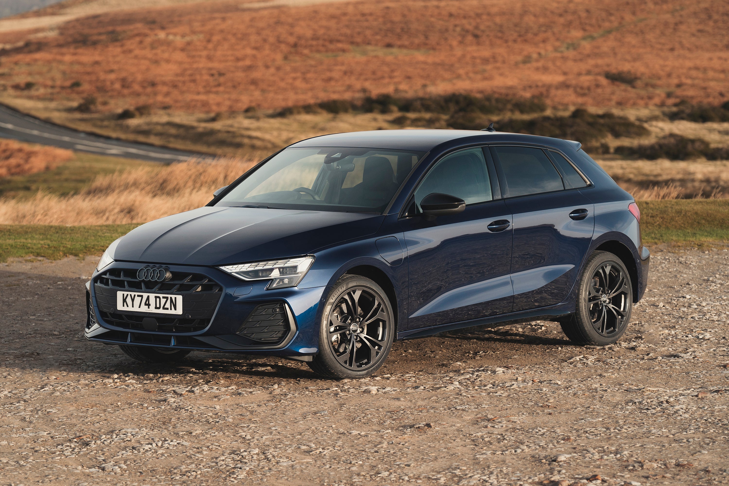Audi A3 Sportback Review: front three quarters