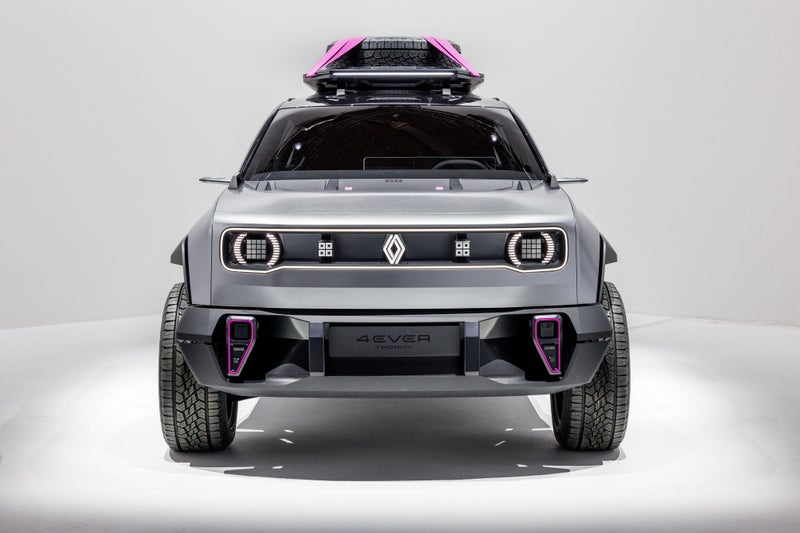 New Renault 4Ever Trophy electric SUV. 