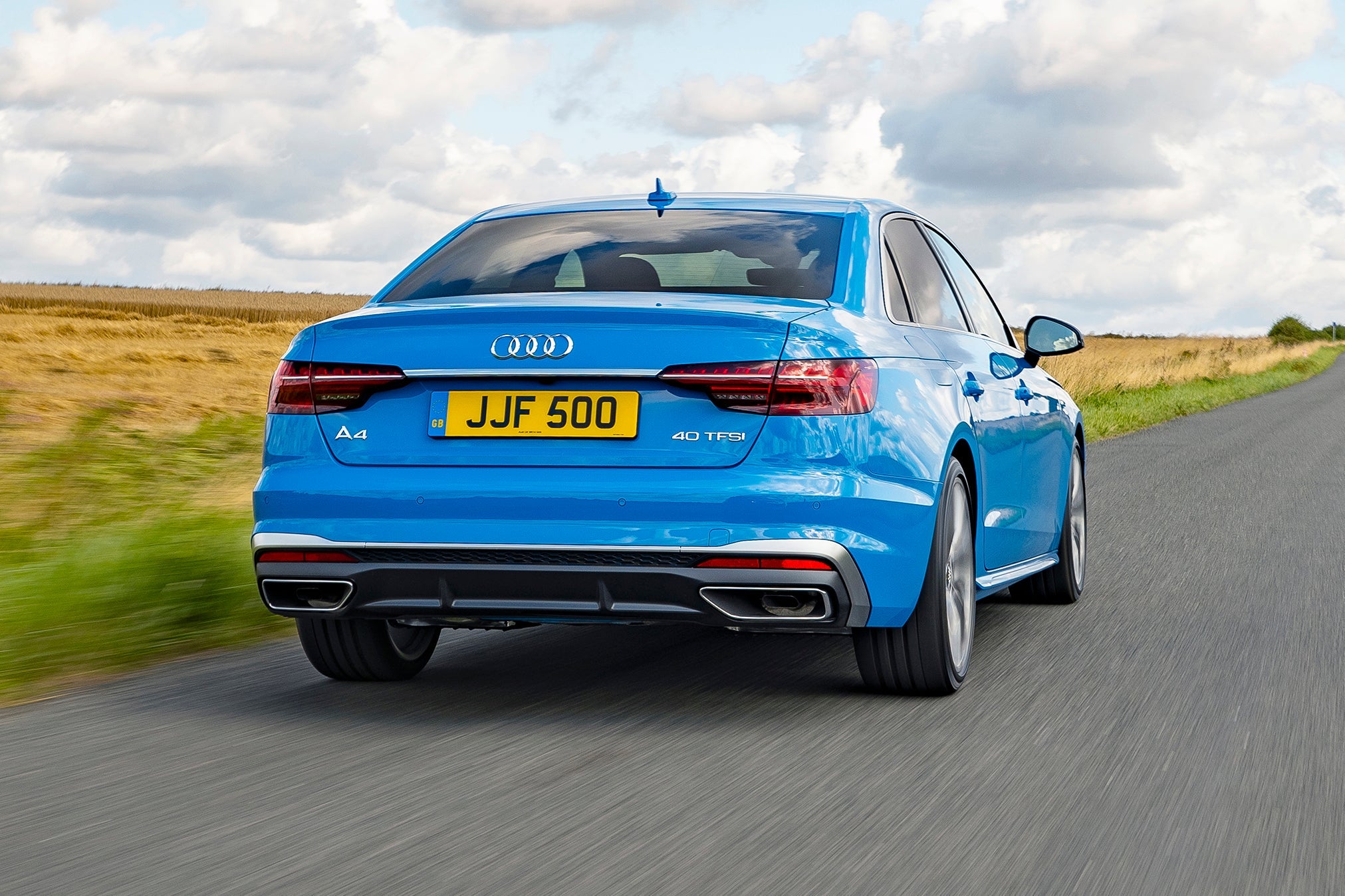 Audi A4 Review 2023 Driving Back