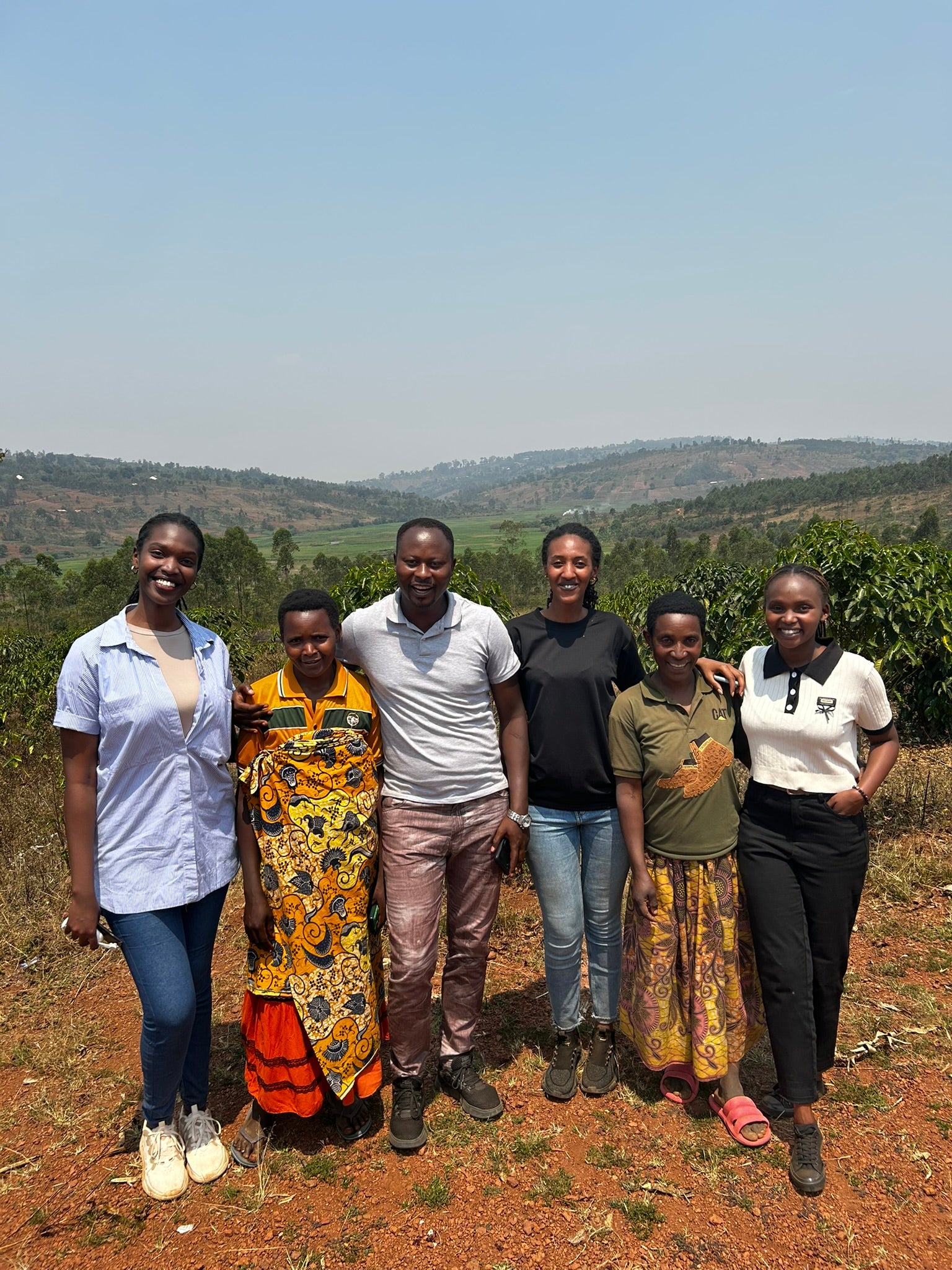 Joelle Nishimwe and Members of new VSLAs