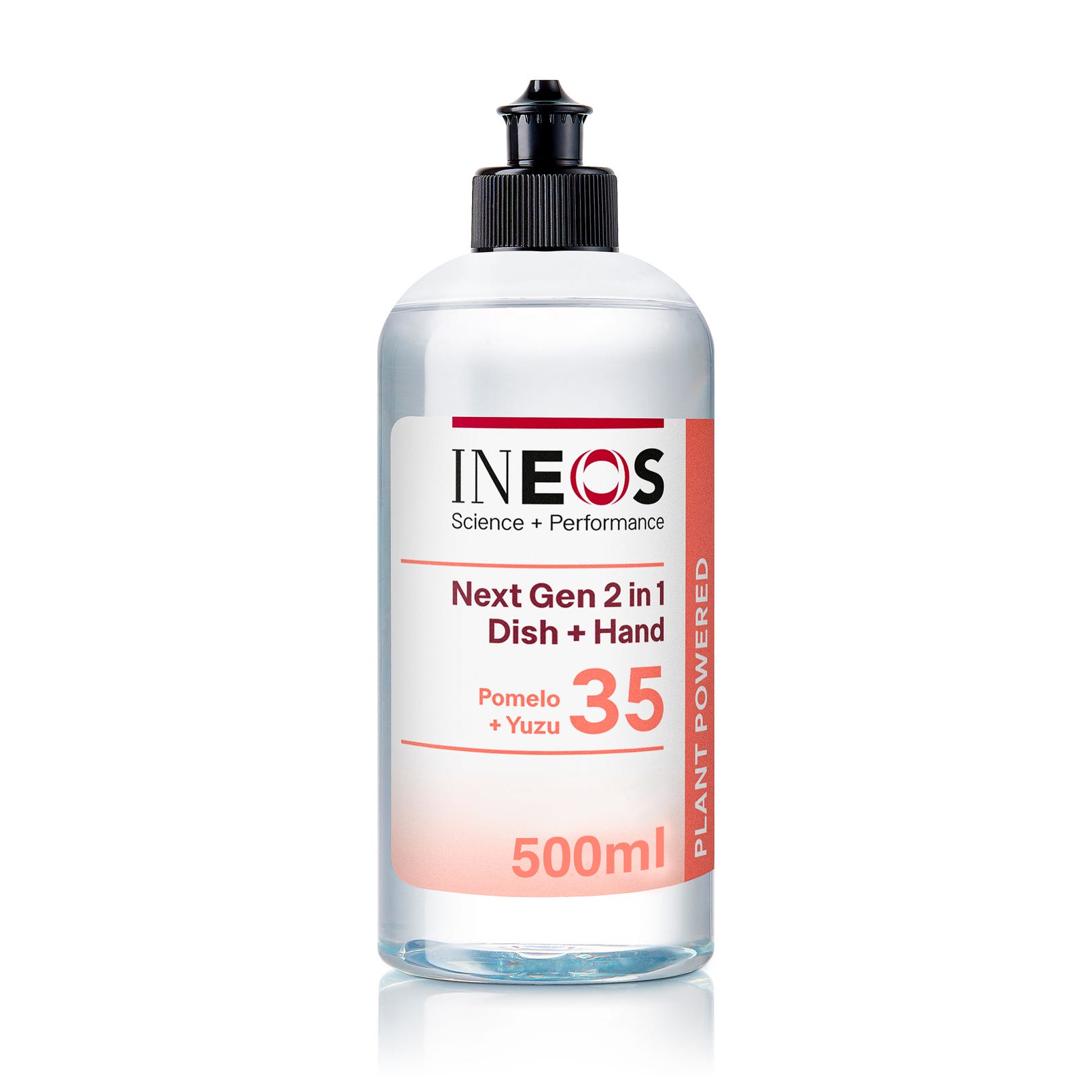 a photo of ineos hygienics new pomelo + yuzu 2-in-1 dish and hand soap