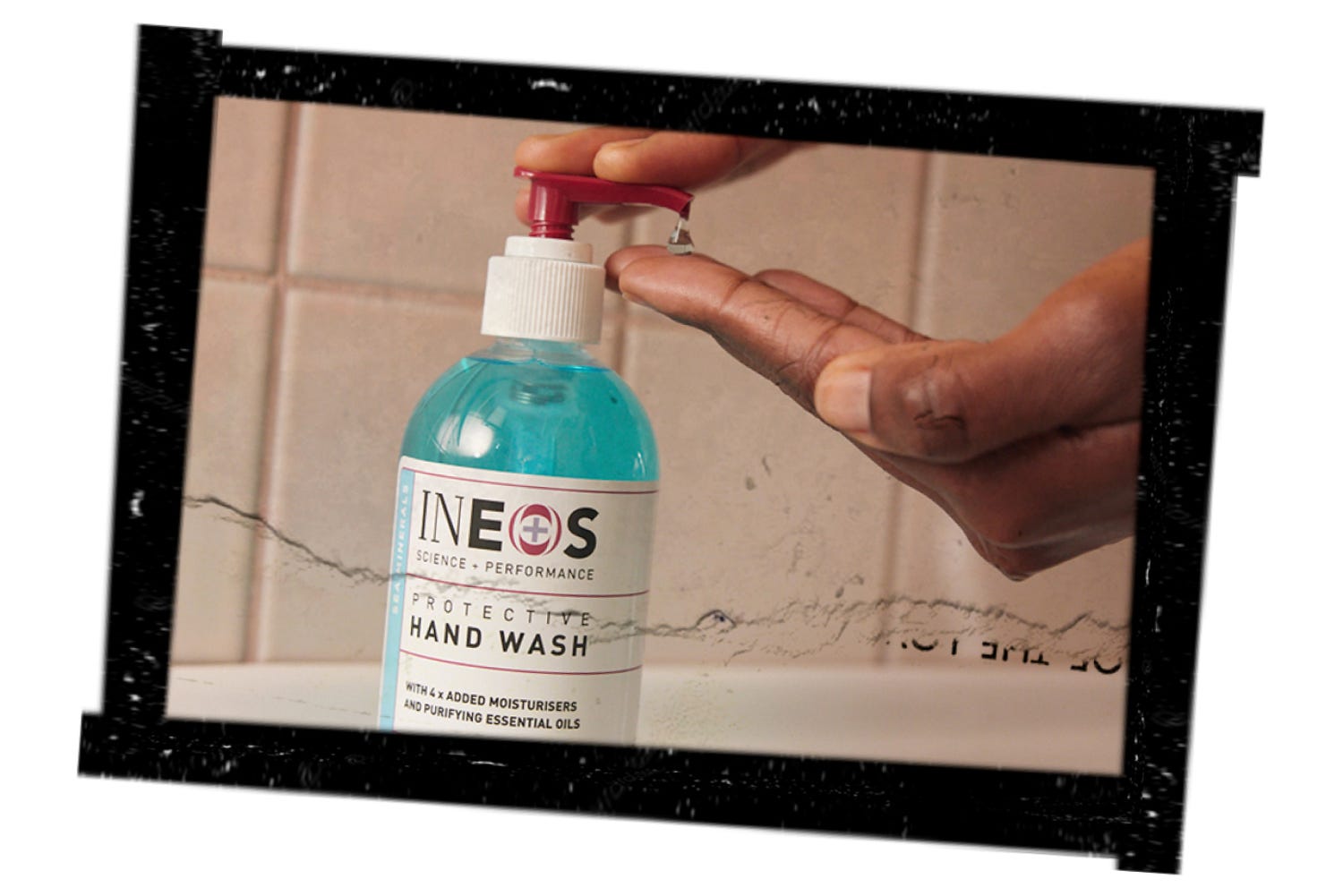 a thumbnail showing someone using ineos hygienics hand wash
