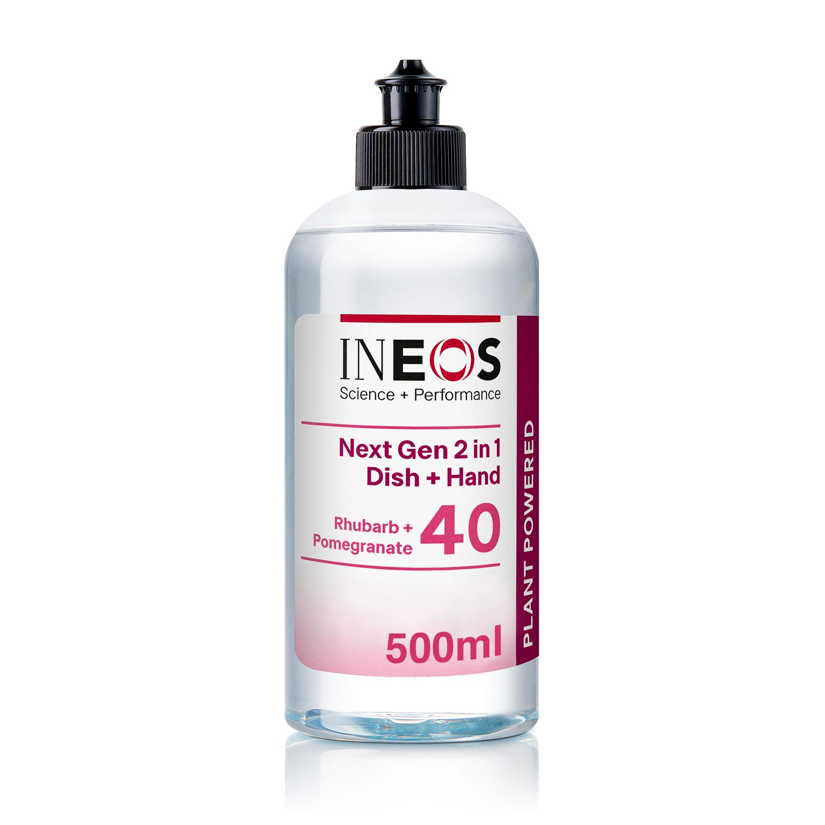 a photo of ineos hygienics new rhubarb + pomegranate hand wash