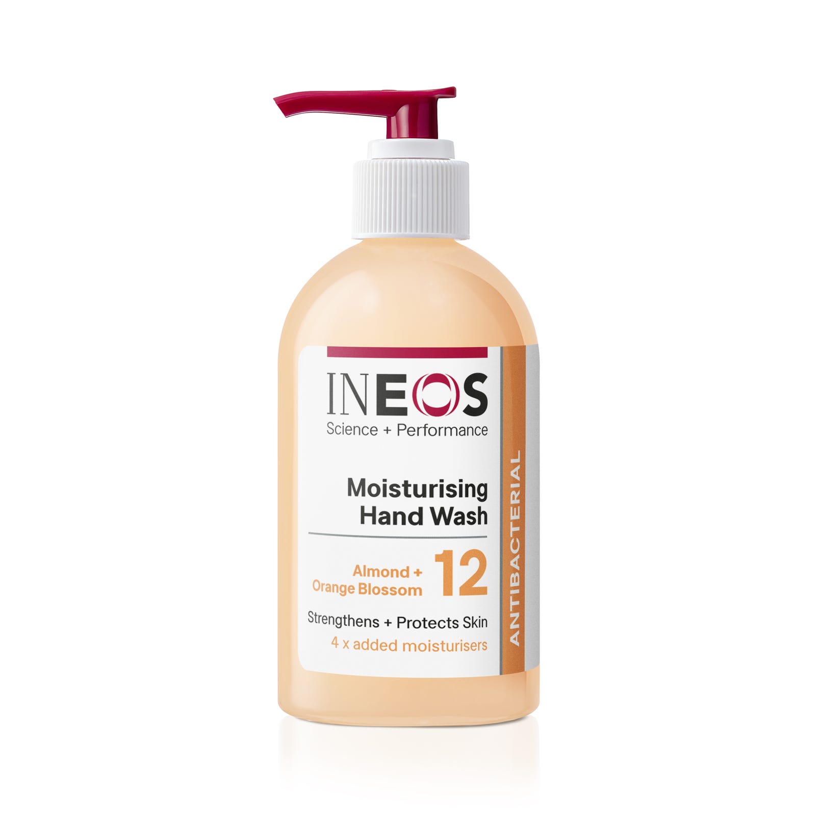 a photo of the ineos hygienics almond + orange blossom moisturising hand wash