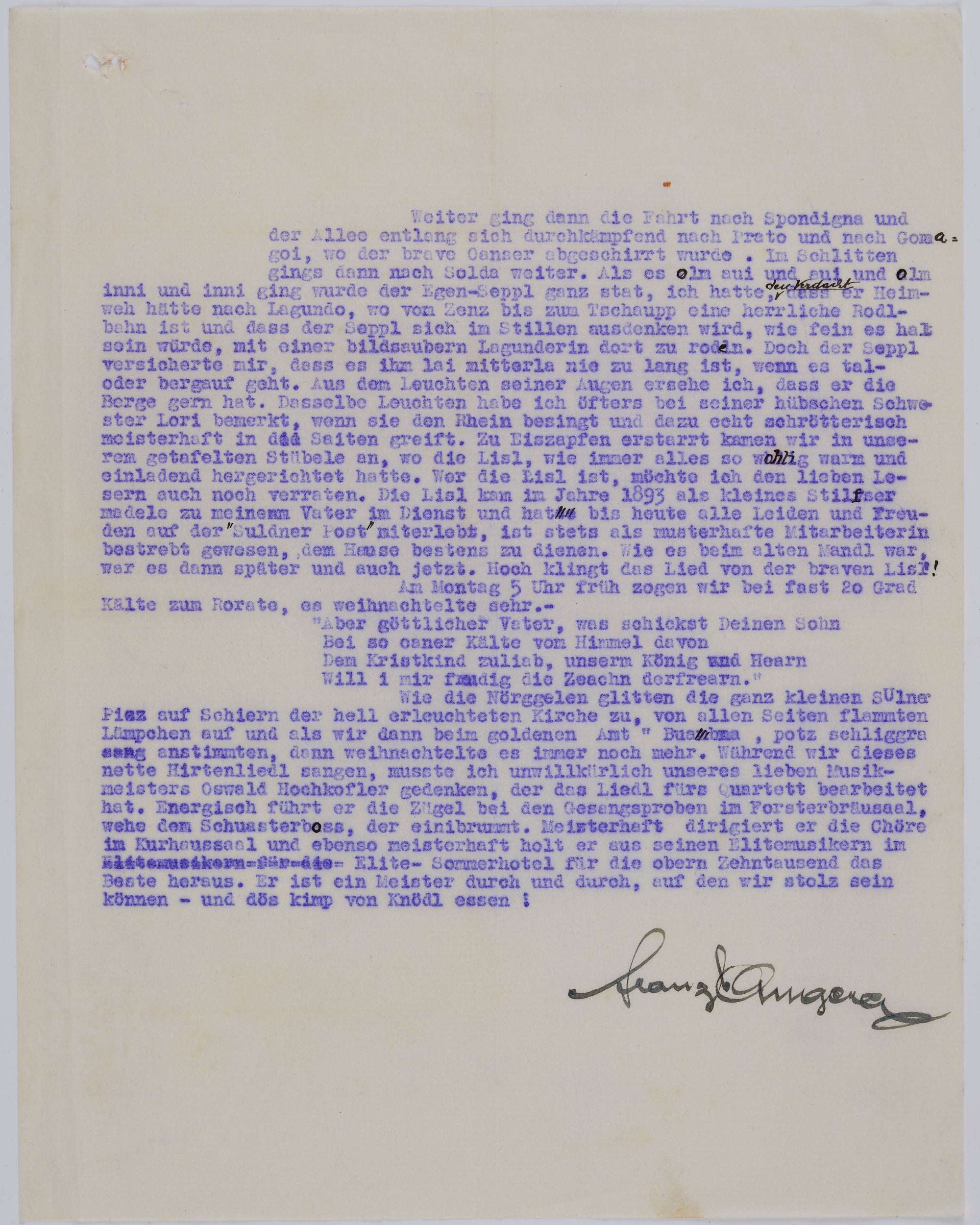 Lascito famiglia Angerer / Hotel Post a Solda sull'Ortles, n. 156_2