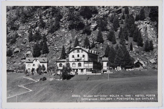 Nachlass Familie Angerer / Posthotel zum Ortler in Sulden, Nr. 77/240