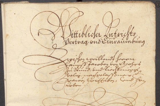 Accordo successorio del novembre 1659 (estratto)