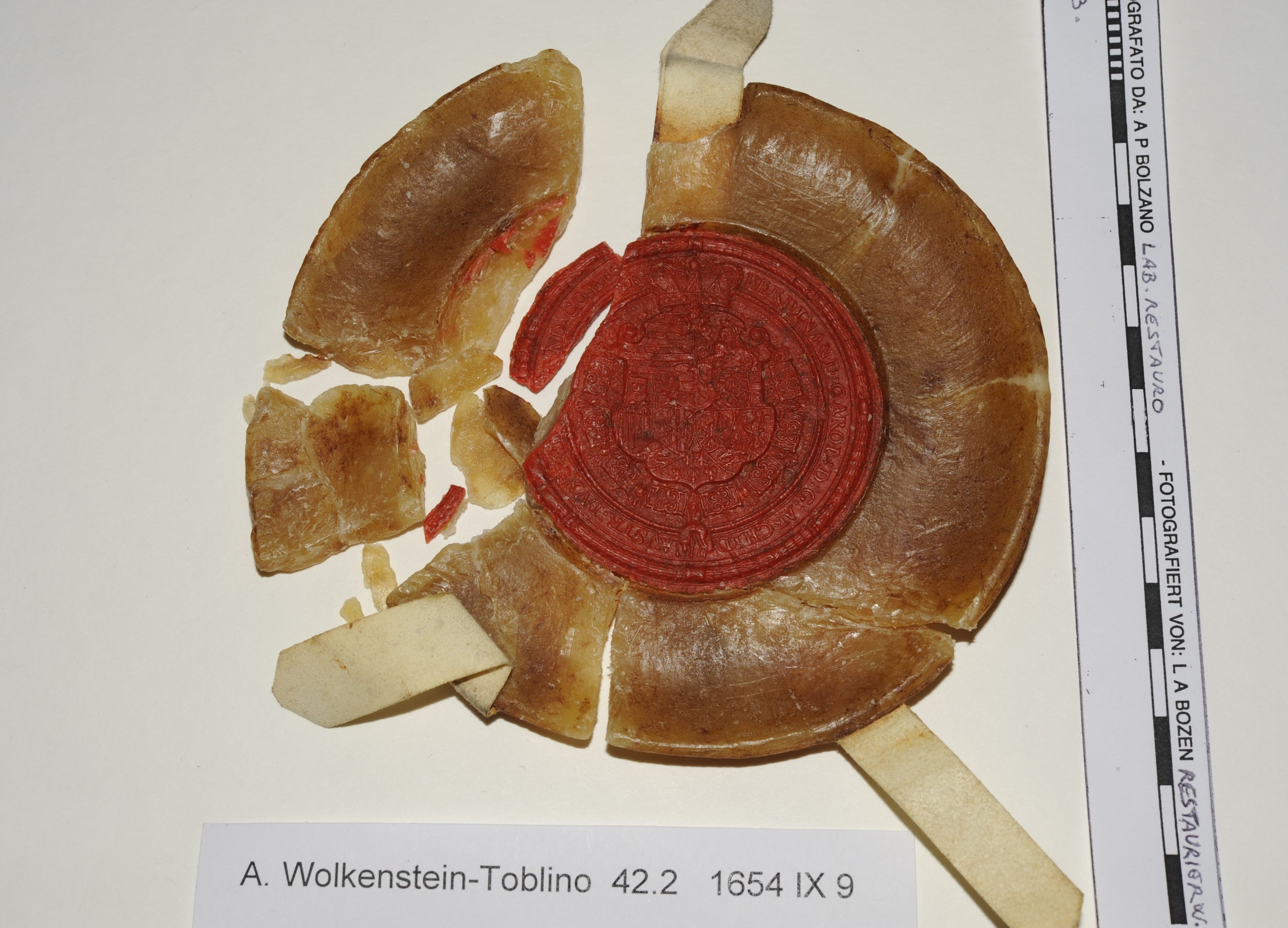 Sigillo prima del restauro