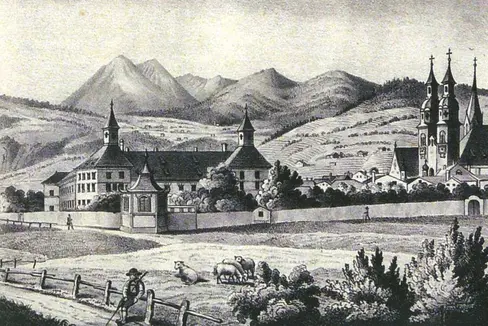 Lithographie von J.Kravolg 1845