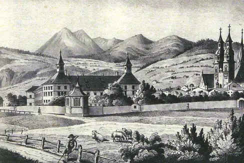 Lithographie von J.Kravolg 1845