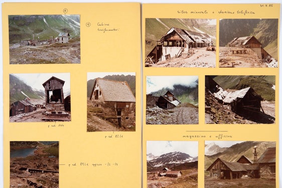 5d) Nel 1985, dopo la chiusura definitiva della miniera di Monteneve, fu eseguito un rilevamento dello stato e della consistenza degli impianti e delle contigue infrastrutture. (Ufficio innovazione industriale, n. 80)