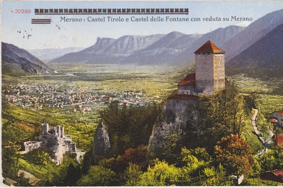 Schlossansicht um 1928 (Sammlung Guido Fontanesi, Nr. 617)