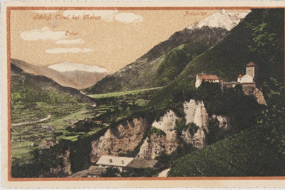 Schloss Tirol um 1910 (Sammlung Guido Fontanesi, Nr. 611)
