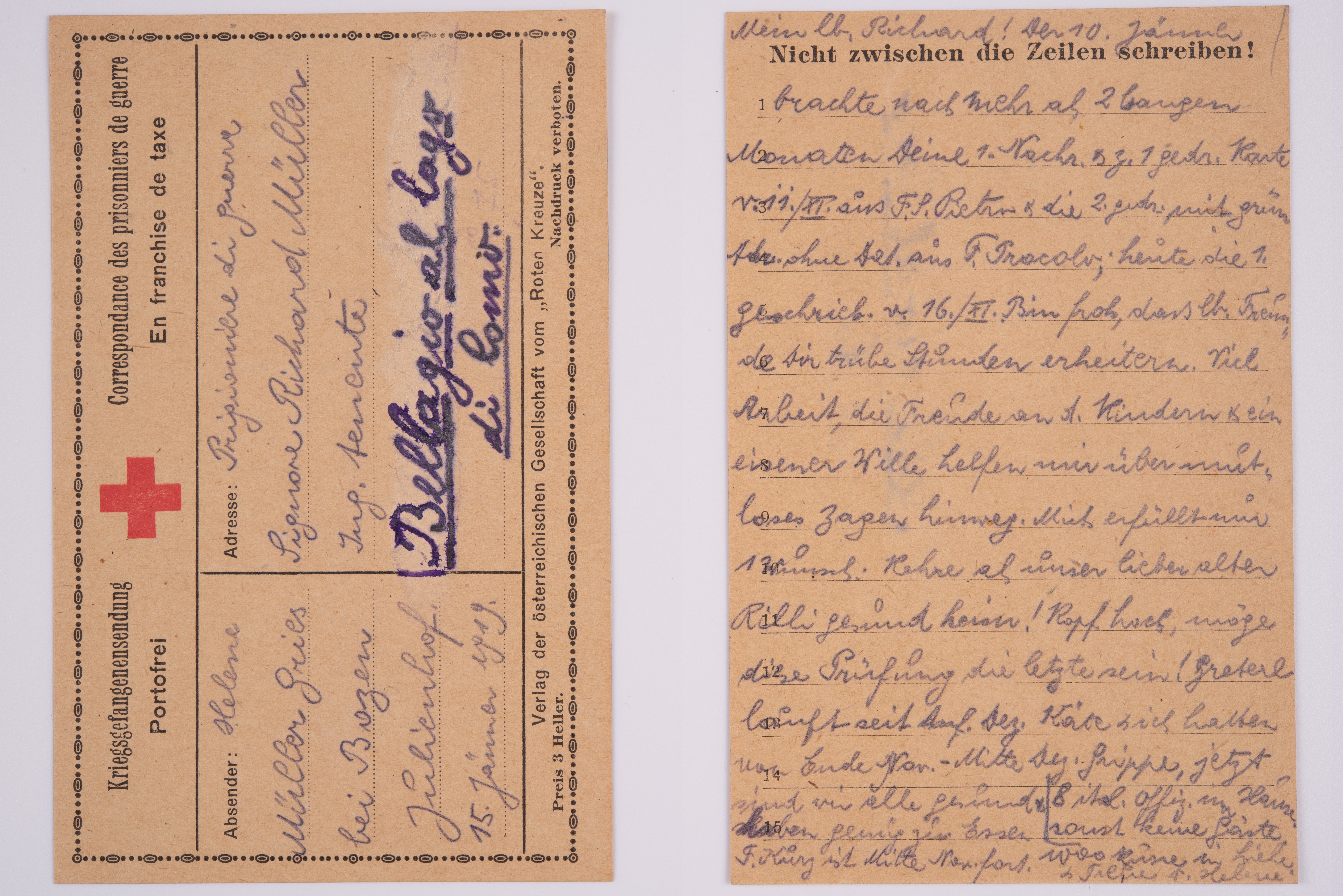 Nachlass Helene und Richard Müller, Nr. 6