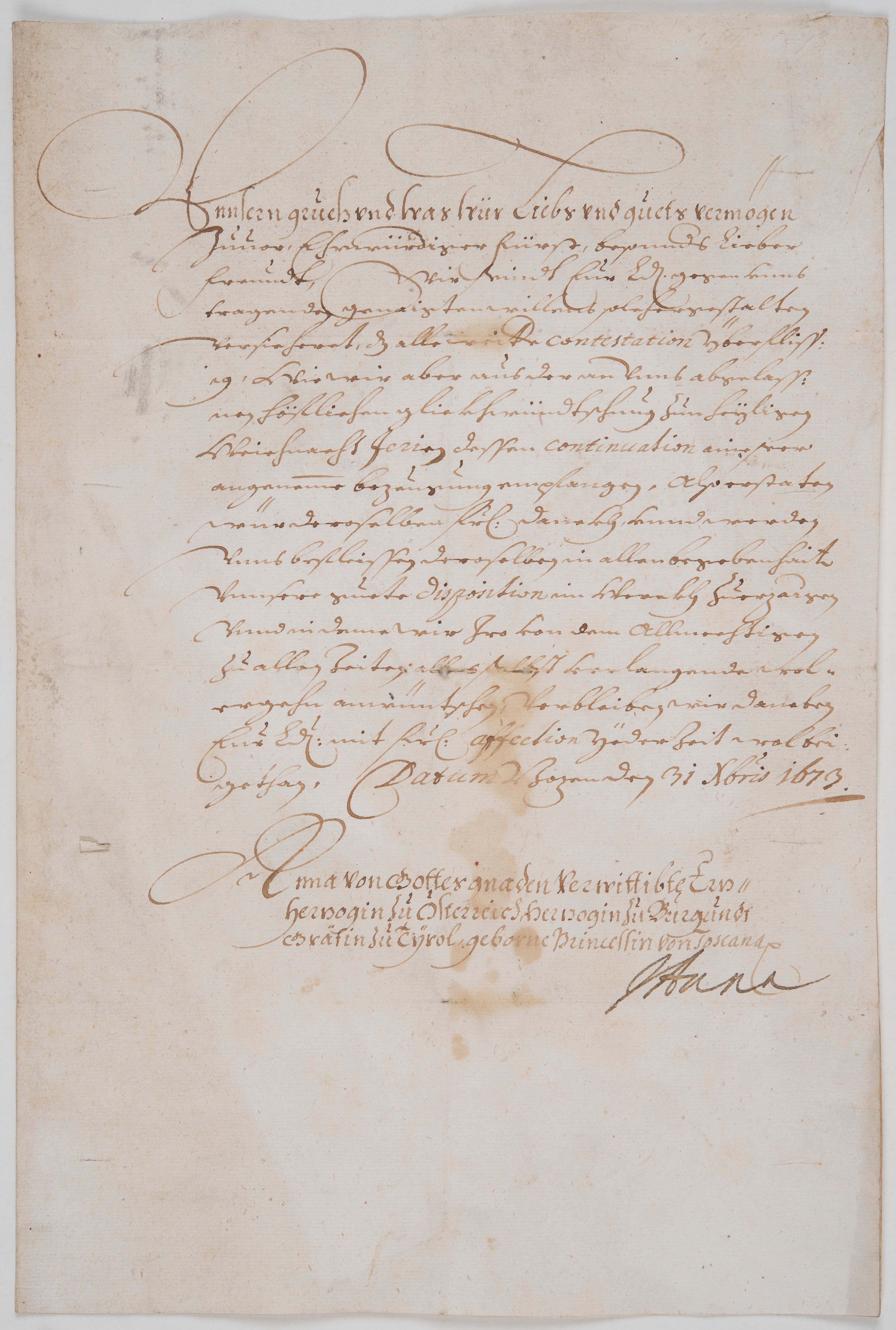 Archivio Wolkenstein-Toblino, n. 90/3