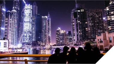 Image: City skyline with modern buildings, symbolizing the future of finance and payments in APAC as featured in our latest Finance DNA whitepaper.