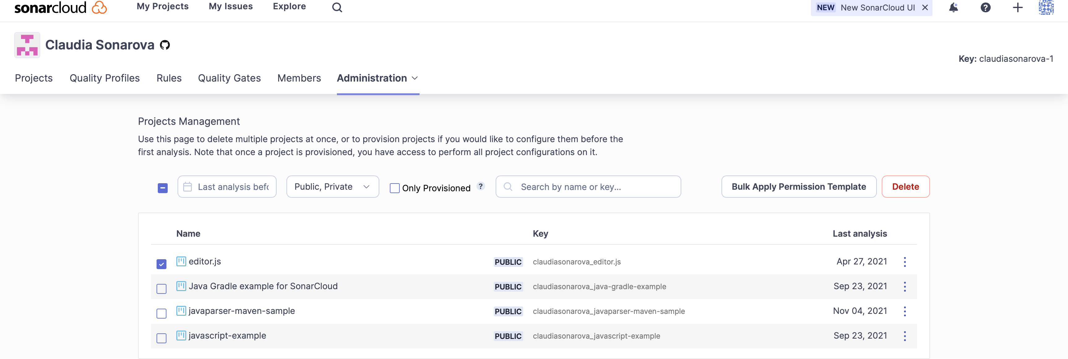 Permissions Templates
