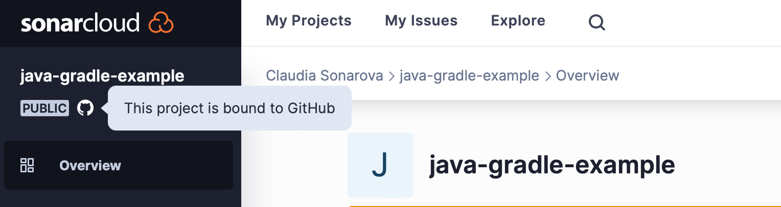Project bound to GitHub