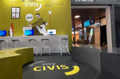 Der Stand von myCIVIS auf der Herbstmesse 2022 Der Stand von myCIVIS auf der Herbstmesse 2022