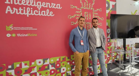 Luca Bellettati und Thomas Quetri beim Festival der Regionen in Bari Luca Bellettati und Thomas Quetri beim Festival der Regionen in Bari