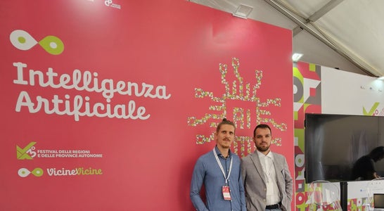 Luca Bellettati und Thomas Quetri beim Festival der Regionen in Bari Luca Bellettati und Thomas Quetri beim Festival der Regionen in Bari