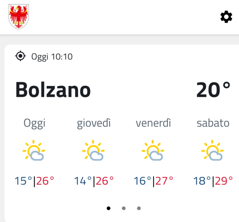 Previsioni meteo. Previsioni meteo.