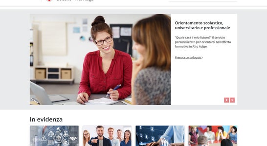 Il nuovo portale d'ingresso home.provincia.bz.it Il nuovo portale d'ingresso home.provincia.bz.it