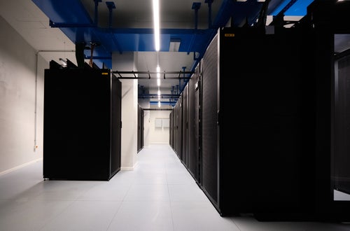 La sala server (Foto: Oliver Oppitz) La sala server (Foto: Oliver Oppitz)