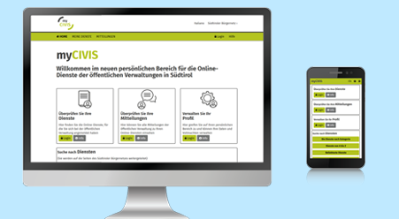 Homepage myCIVIS Homepage myCIVIS