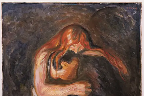 Edvard Munch, Vampir, 1917, Foto: Archiv Museum Würth
