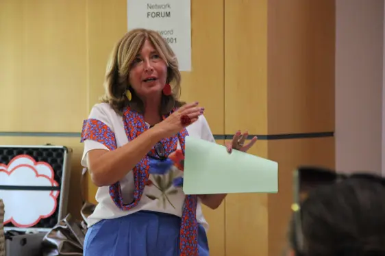 Workshop mit Irene Cennamo (Foto: LPA/Amt für Weiterbildung und Sprachen)