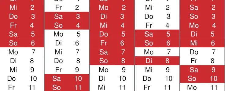 Schulkalender Schulkalender