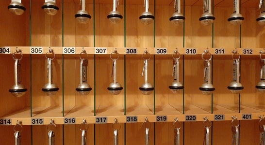 Schlüsselkasten mit Zimmerschlüssel Schlüsselkasten mit Zimmerschlüssel