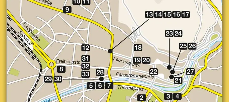 Stolpersteine in Meran. DOLOMITEN Infografik: M. Lemanski Stolpersteine in Meran. DOLOMITEN Infografik: M. Lemanski