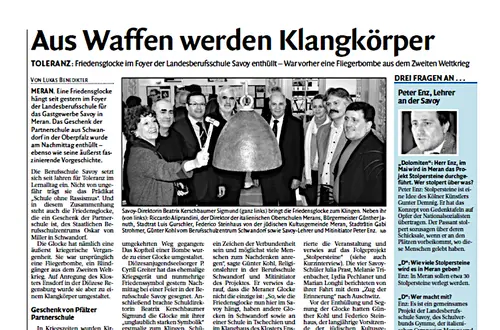 Dolomiten Fridensglocke Dolomiten Fridensglocke